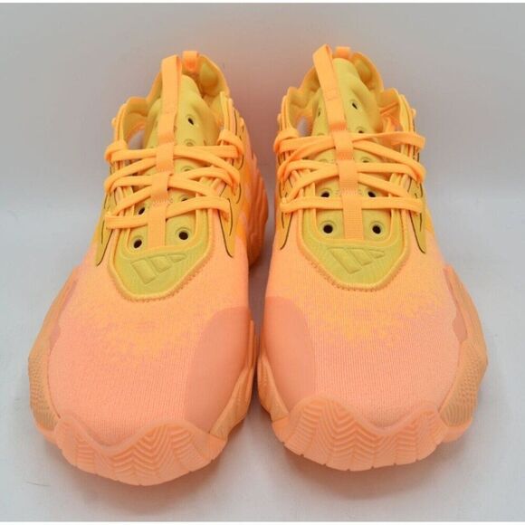Adidas Mens Size 11 Trae Young 3 Acid Orange Spark Basketball Shoes Sneakers - Picture 7 of 10
